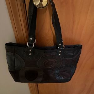Black coach purse
